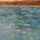 Seaside fisherman painting oil on canvas signed