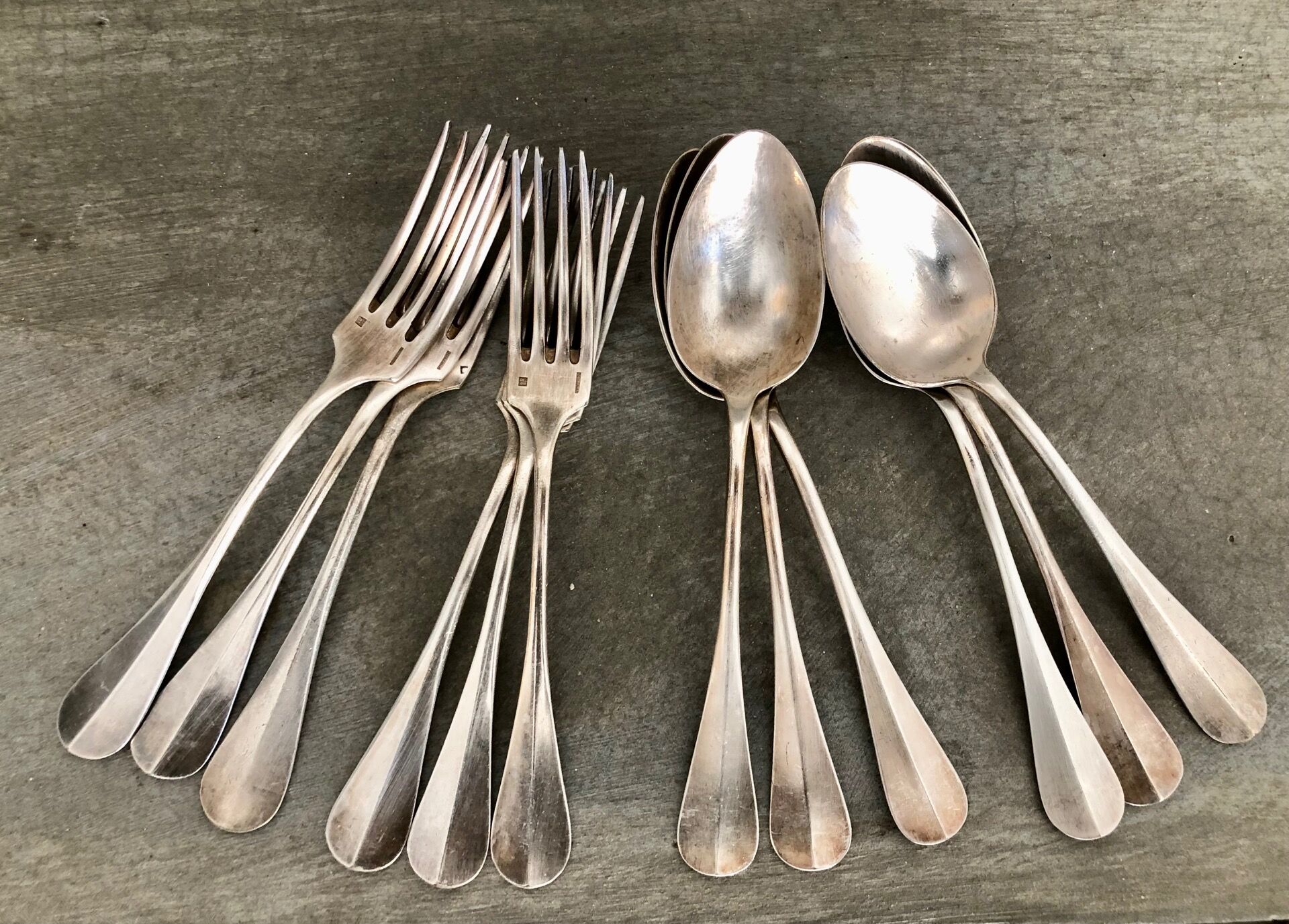 12 old cutlery model Baguette