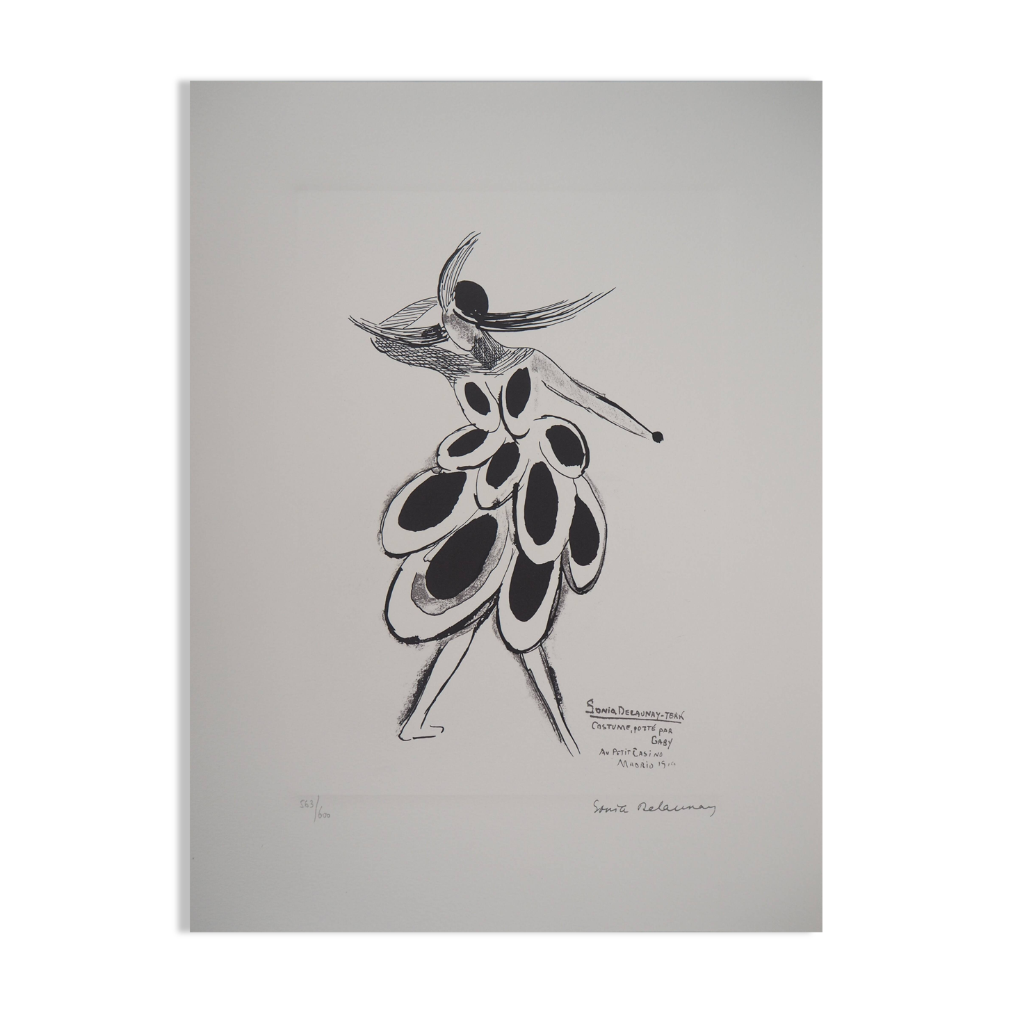 Sonia Delaunay: Spanish Dress - Signed Lithograph