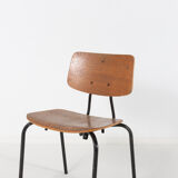Set of 3 Danish school chairs from the 1960s