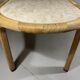 Vivai del Sud rattan & travertine dining table Italy 1960’s