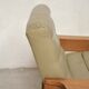 Paire de fauteuils cuir vert 1960