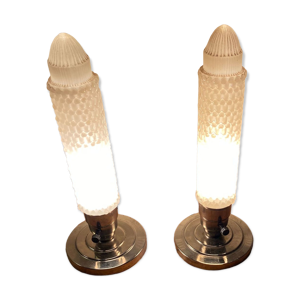 Paire de petites lampes de table