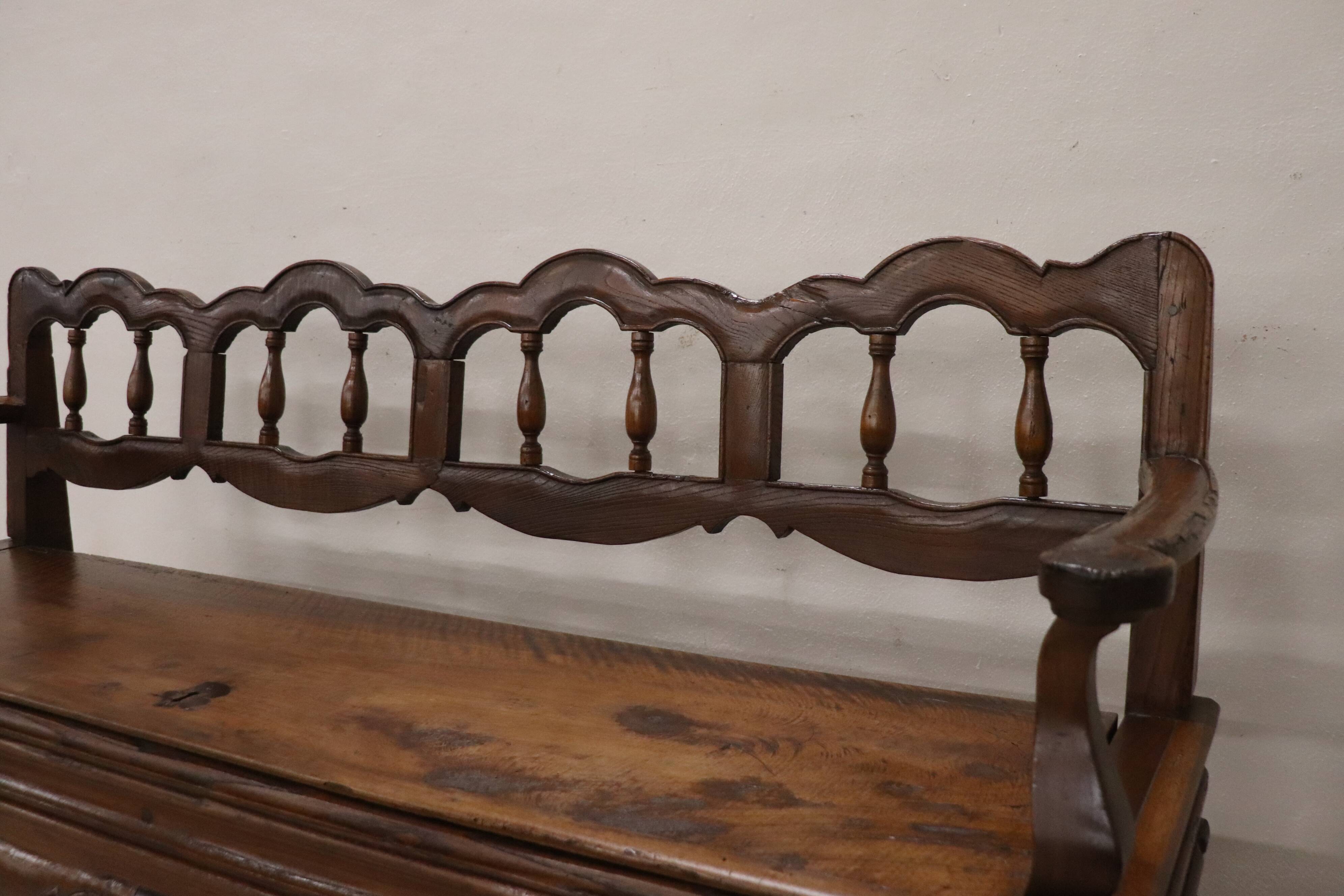 Banc 18ème Siècle En Noyer