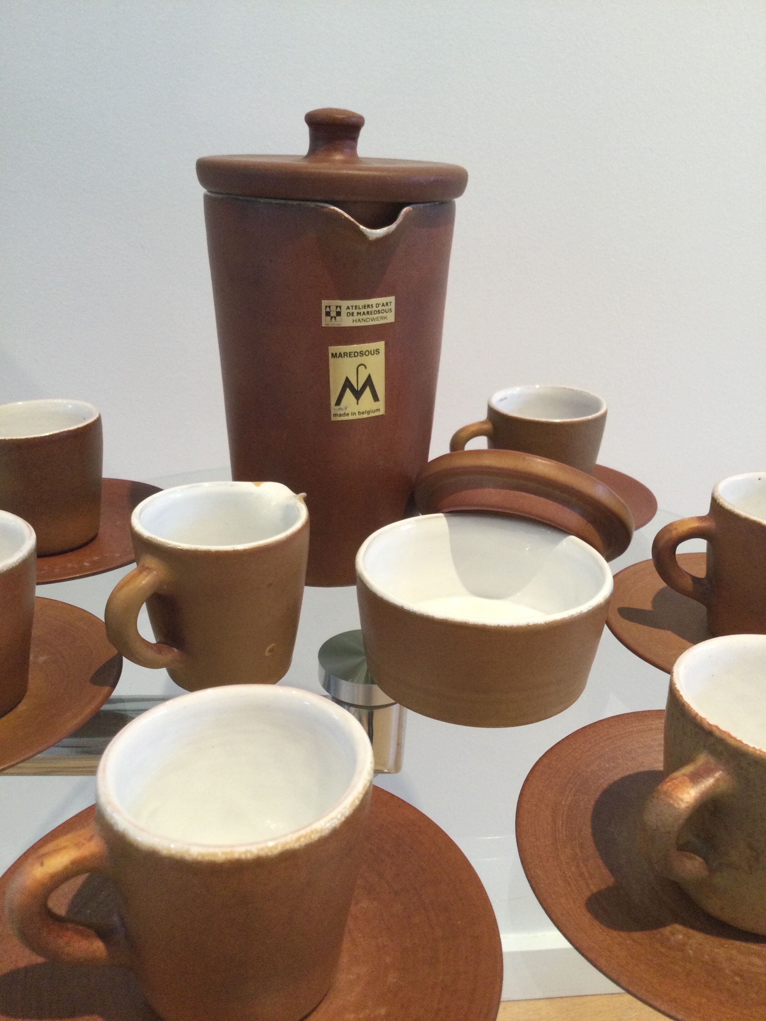 Ceramic coffee set antonio lampecco