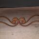 Table basse metal et marbre