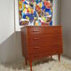 Chest of drawers vintage 60s teak