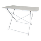 Ancienne table de jardin pliante en fer forgé
