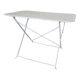 Old folding wrought iron garden table