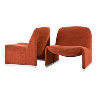 Pair of Alky Armchairs by Giancarlo Piretti for Anonima Castelli, 1970s