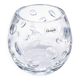 Crystal vase signed Christofle – Bubbled model – 16 cm – Perfect condition