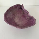 Raku style handcrafted ceramic cup