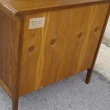 Small oak cabinet, 1 drawer and 1 tilting door