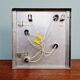 Chromed metal wall light, Goffredo Reggiani 1960s-70s