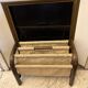 Vintage 70s wooden magazine rack