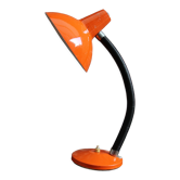 Desk lamp aluminor orange 70's