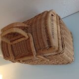 Rattan suitcase vintage 60/70