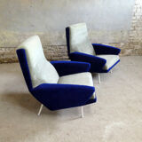 Paire de fauteuils de Guy Besnard, 1960