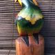 wooden parrot
