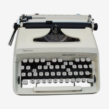 Machine à écrire Remington de Luxe avec son coffret d'origine