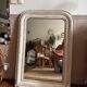 Antique Louis Philippe trumeau mirror 104 x74