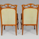 Salon Art Nouveau, ensemble de 4 éléments, vers 1900