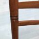 Vintage mulched wooden chair for 70s children