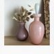 Flacon rose opaline