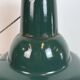 Industrial French Petrol Enamel Pendant Lamp from Sammode, 1950s