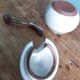 Small pot sugar and mustard bowl signed Atch, Chantal and Thierry Robert