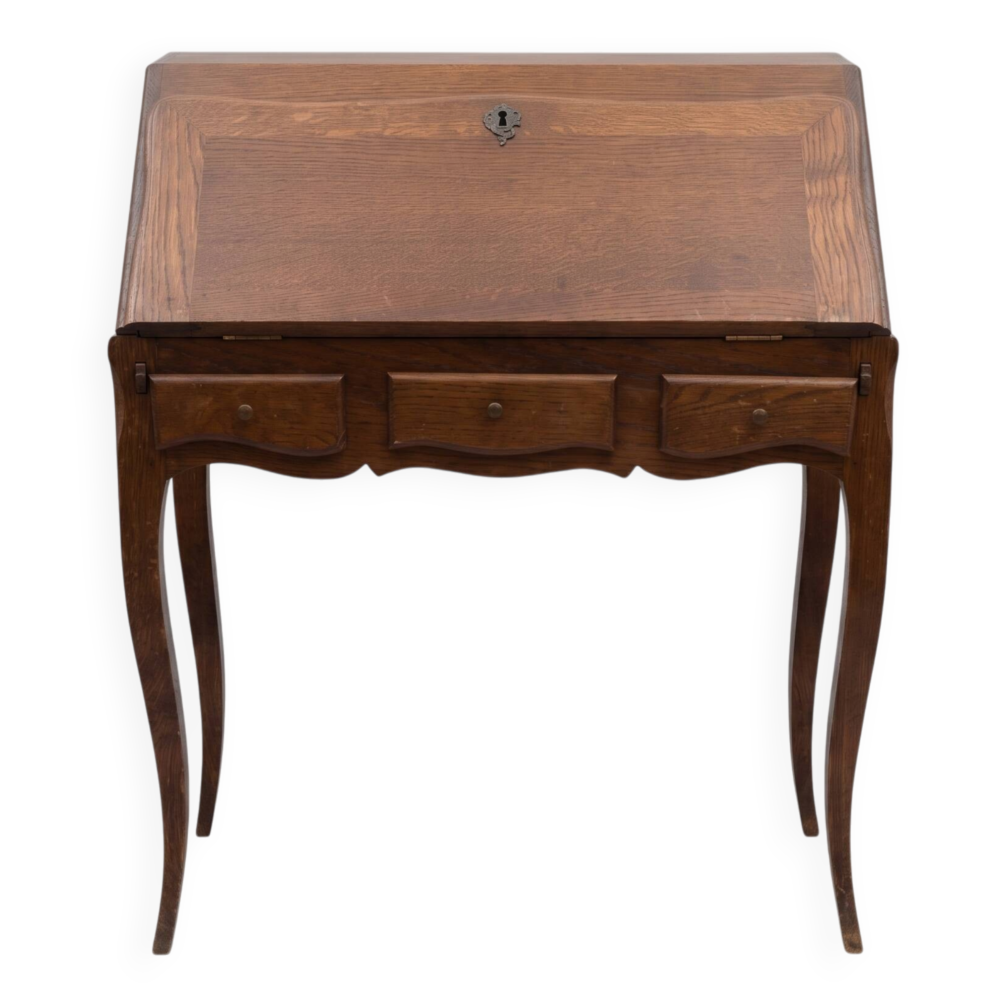 Oak secretary desk
