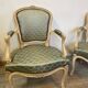 Paire de fauteuil cabriolet de style Louis XV