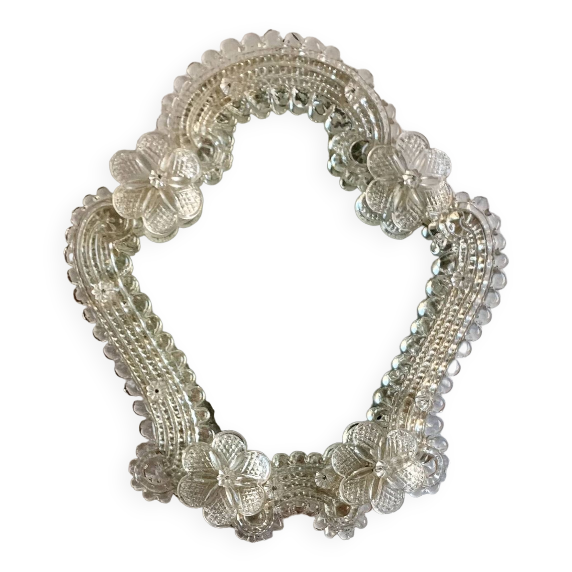 Venetian glass mirror