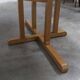 Rare set of 6 Baumann tables 1990, 80x120 and half moon 120cm