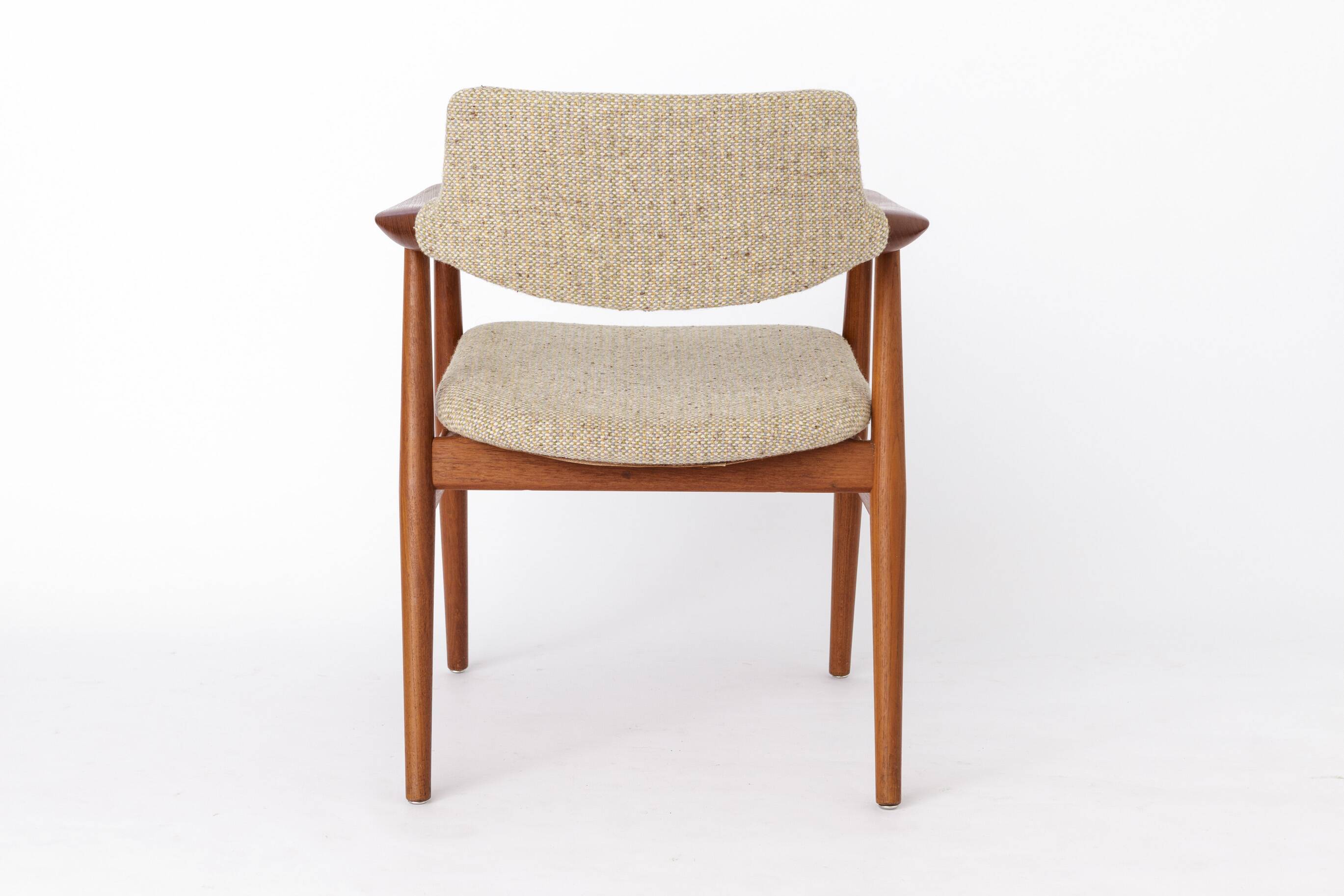 5 Erik Kirkegaard Chairs, 1960s, Vintage, for Glostrup, model GM11, Danish, Teak
