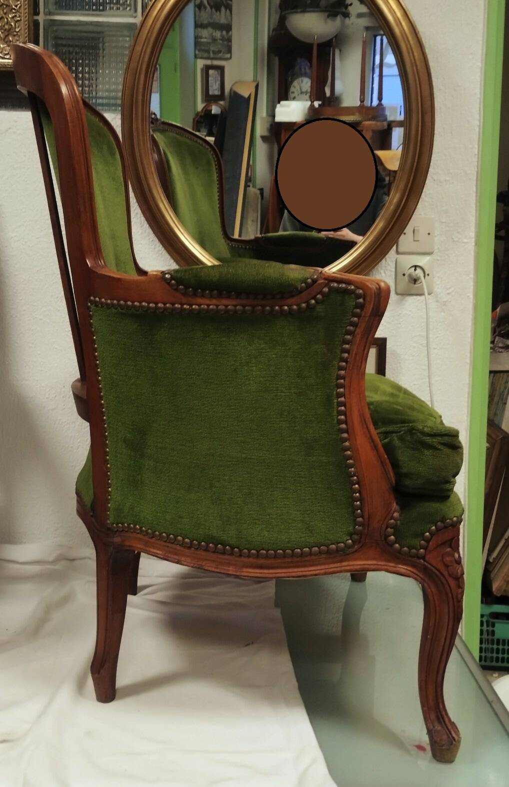 Louis XV bergère style