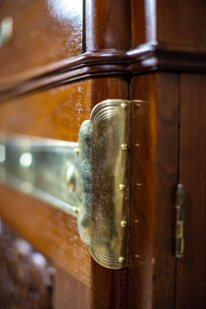 Antique Art Nouveau Palace Cupboard, 1890s