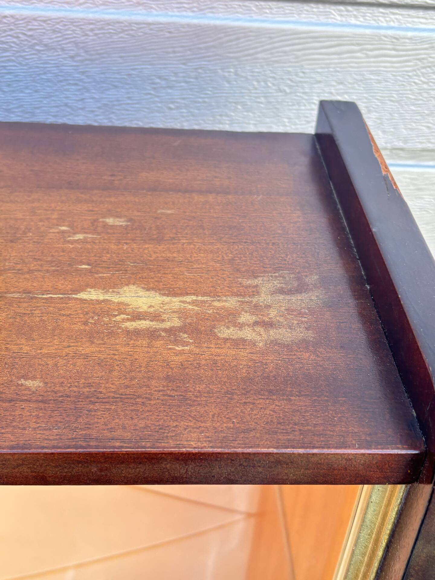 Vintage wooden display cabinet – 1960s/70s