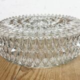 Applique ou plafonnier vintage en verre, années 1970