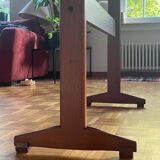 Vintage wood and formica desk/table 1950, set of 2