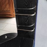 Vintage corner hairdresser from the 70s.