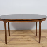 Table à manger ovale extensible en palissandre de McIntosh, années 1960