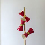 Floor lamp diabolo 3 fires in the style of the Italian creations of the 50s
