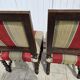 Pair of Louis XIII oak chairs