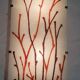 Vintage IKEA GYLLEN Julia Treutiger 1990s wall lamp white fall