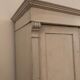 Old cabinet two doors white