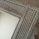 Vintage Boho rattan mirror from the 60s/70s 73*61 cm