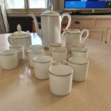 Porcelain coffee service of limoges