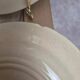 Set of 6 antique flat plates Gien – Terre de Fer – Bengal model