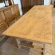 Solid wood farmhouse table